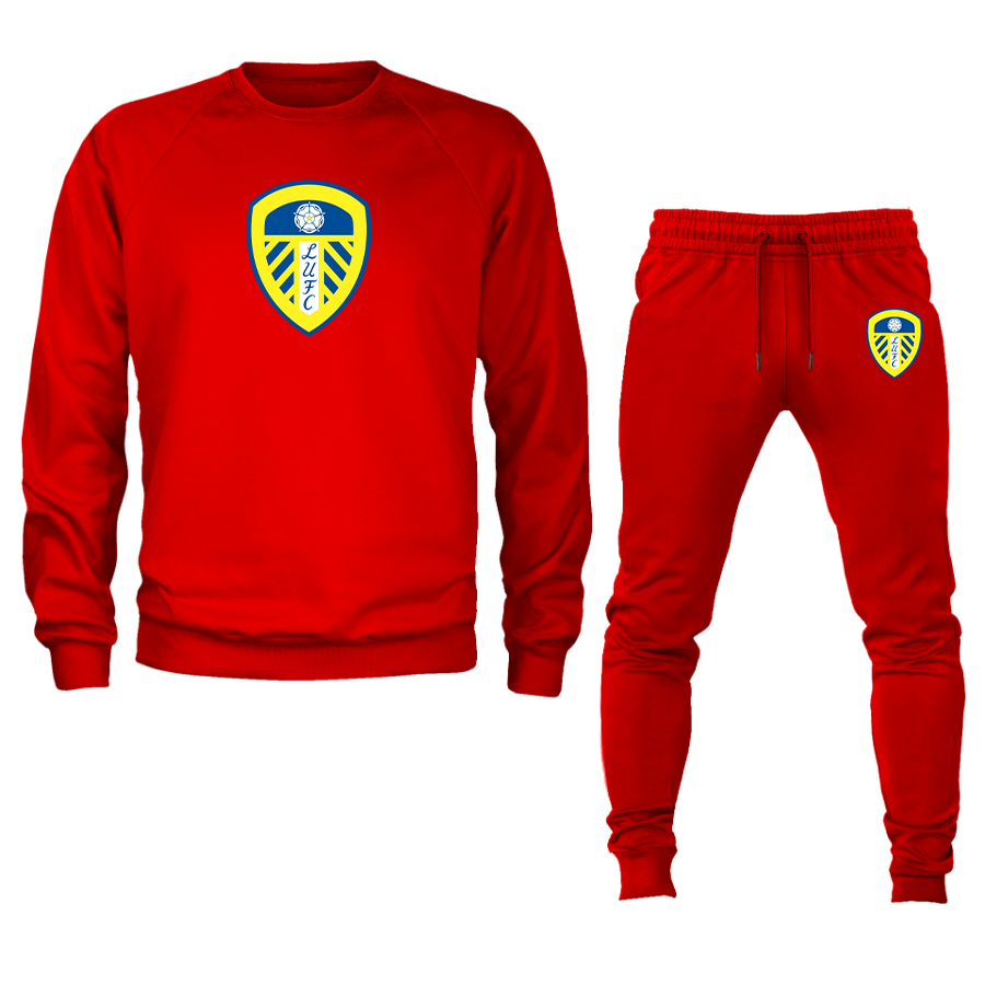 Men's Leeds United Football Club Crewneck Sweatshirt Joggers Suit