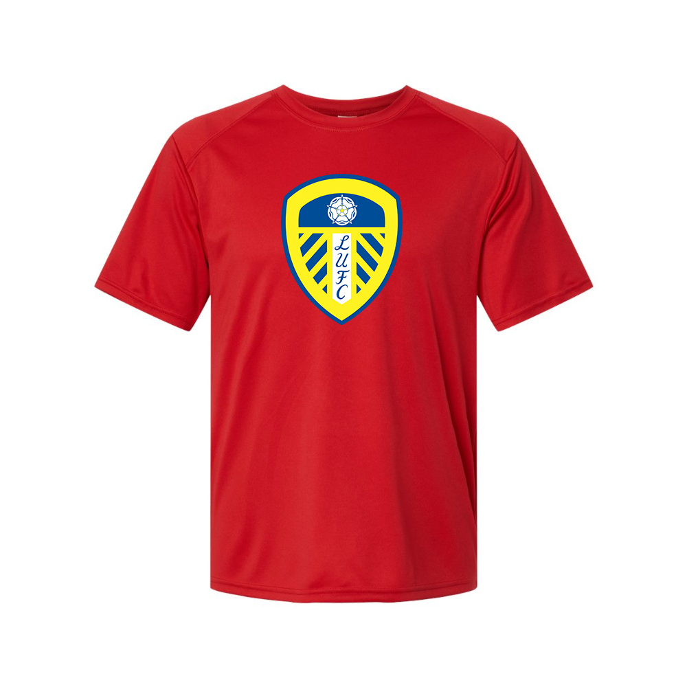 Youth Kids Leeds United Football Club Performance T-Shirt