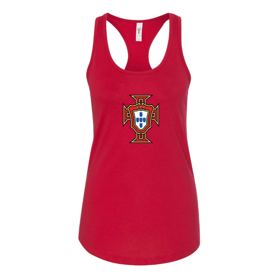 Women's Portugal National Soccer Team Racerback Tank Top