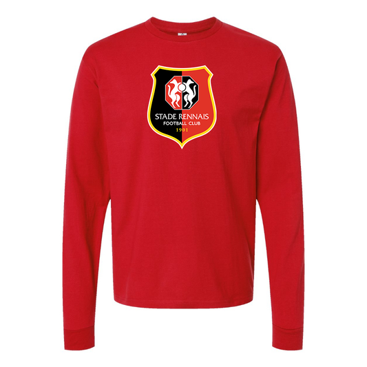 Men's Stade Rennais FC Cotton Long Sleeve T-Shirt