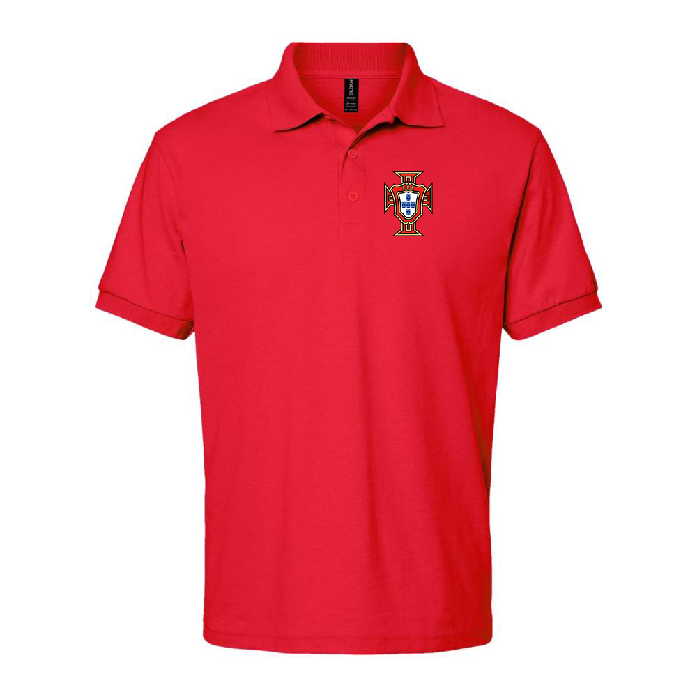 Men's Portugal National Soccer Team Dry Blend Polo