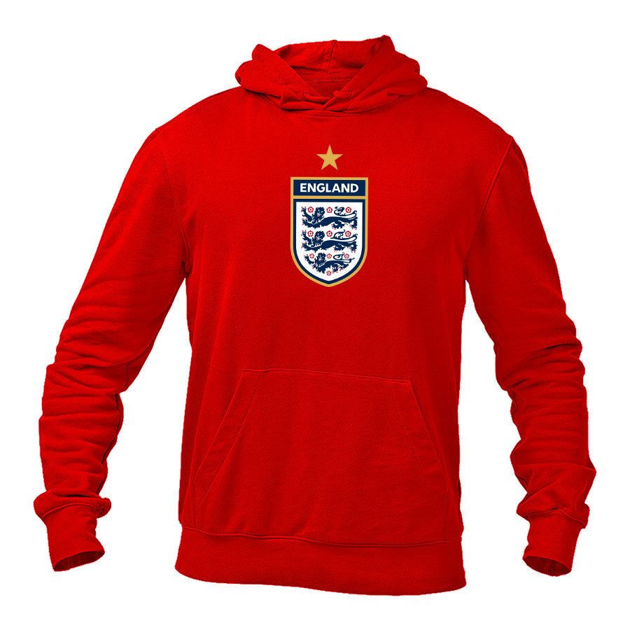 Men's England National Soccer Team Pullover Hoodie