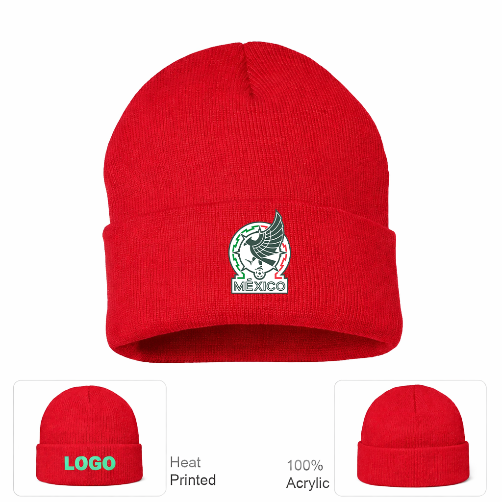 Mexico Soccer Beanie Hat
