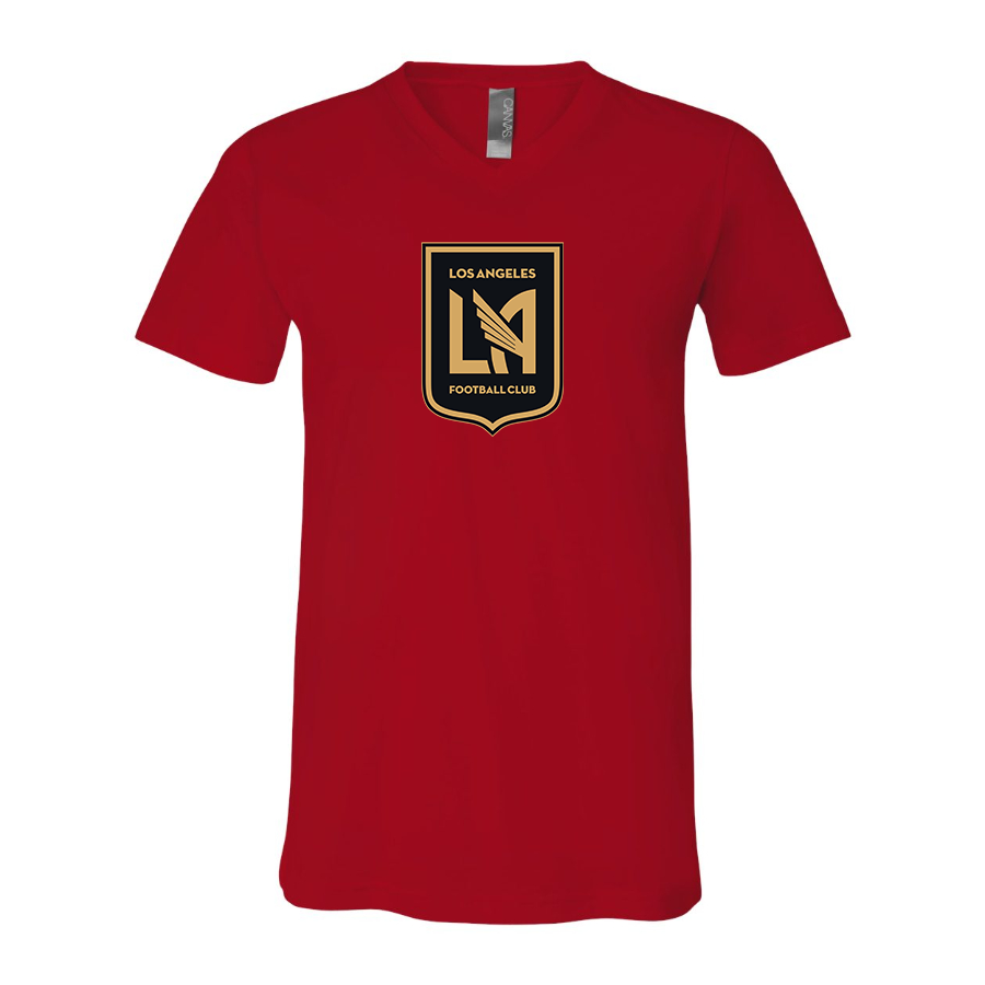 Men’s LAFC Los Angeles Football Club - BELLA + CANVAS - Jersey V-Neck Tee - 3005