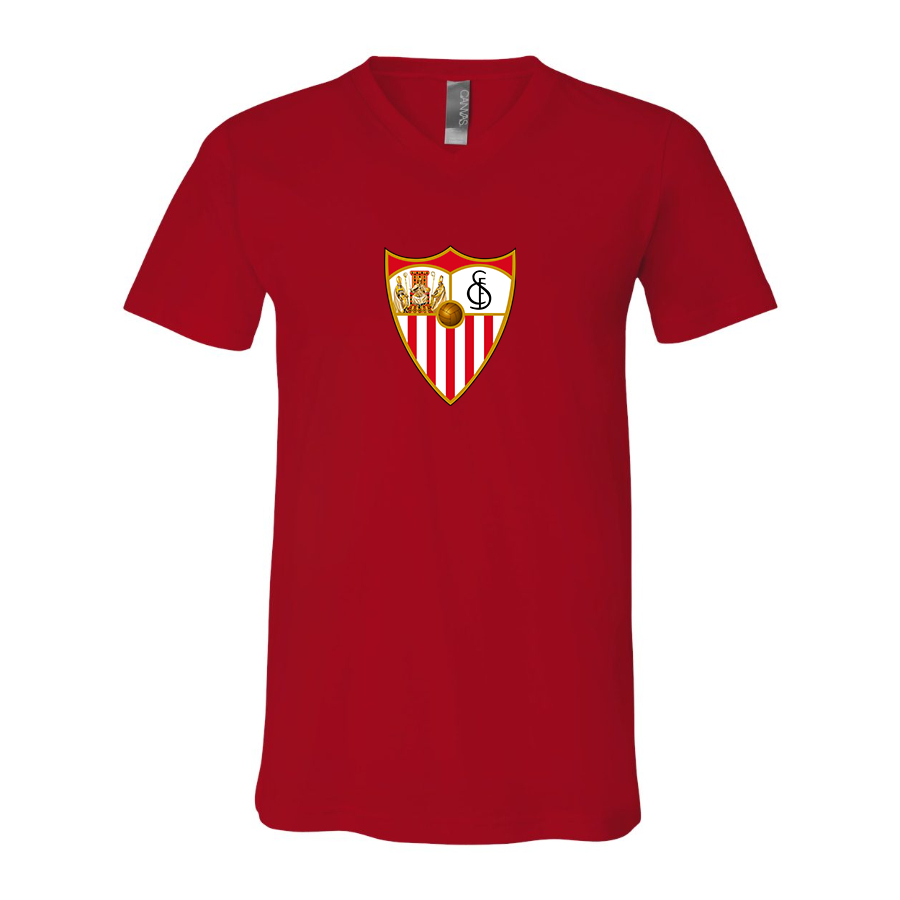 Men’s  Sevilla FC - BELLA + CANVAS - Jersey V-Neck Tee - 3005