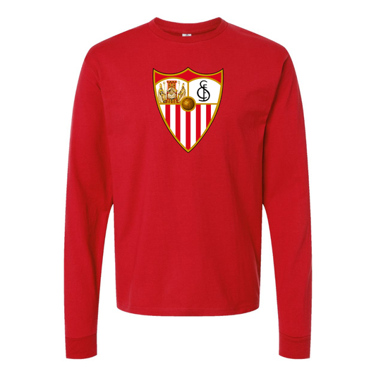 Men's Sevilla FC Cotton Long Sleeve T-Shirt
