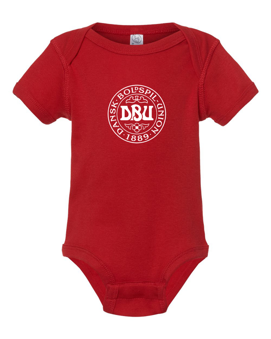 Baby Denmark Soccer Romper Onesie