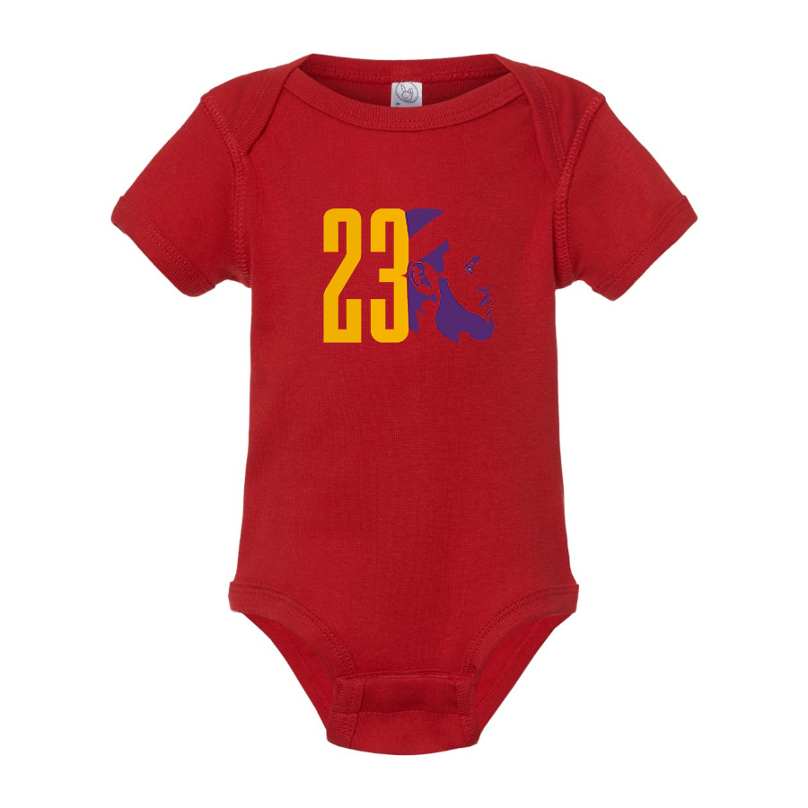 Lebron James 23 Baby Romper Onesie