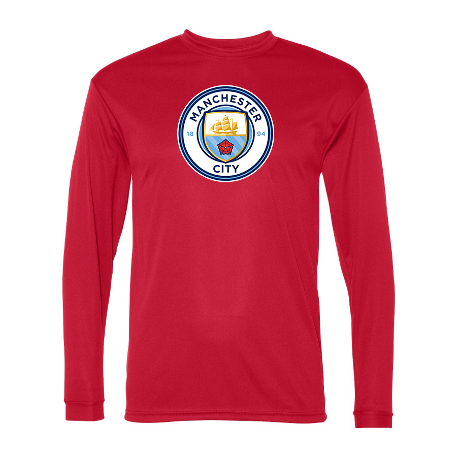 Men’s Manchester City Soccer - C2 Sport - Performance Long Sleeve T-Shirt - 5104