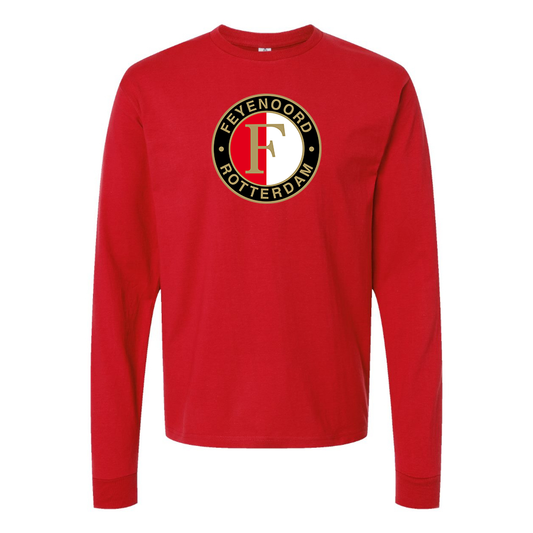Men's Feyenoord FC Cotton Long Sleeve T-Shirt
