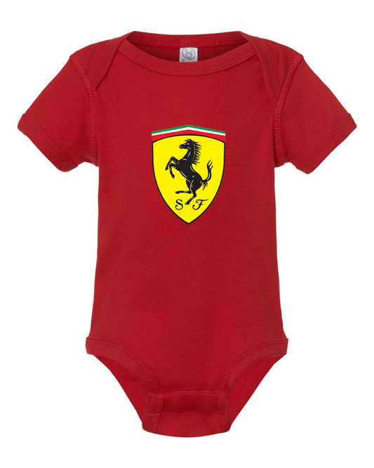 Ferrari Motorsport  Car Baby Romper Onesie