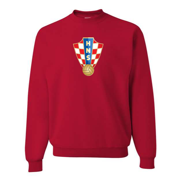 Men's Croatia National Soccer Team Crewneck Sweatshirt