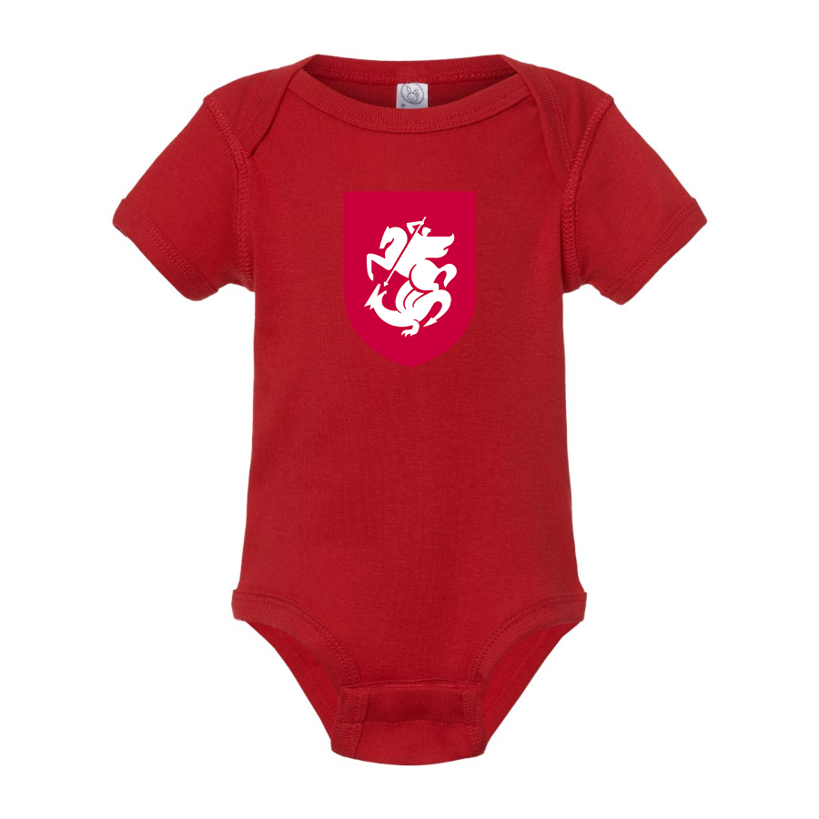 Georgia National Soccer Team Baby Romper Onesie