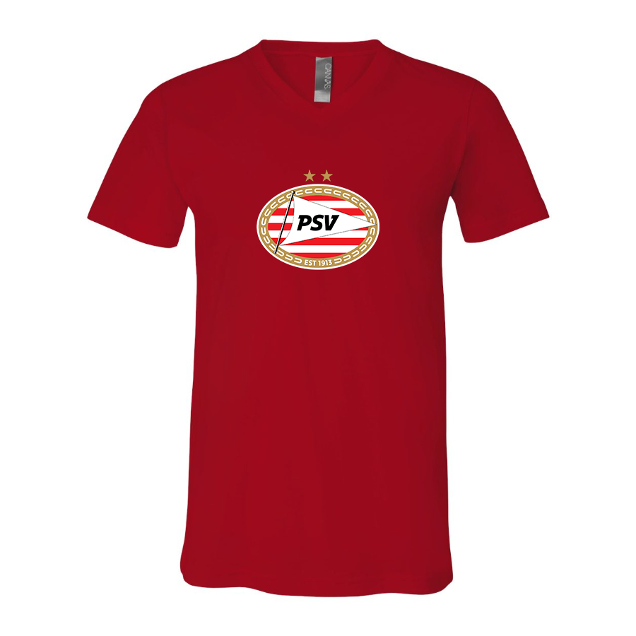 Men’s  PSV Eindhoven FC - BELLA + CANVAS - Jersey V-Neck Tee - 3005