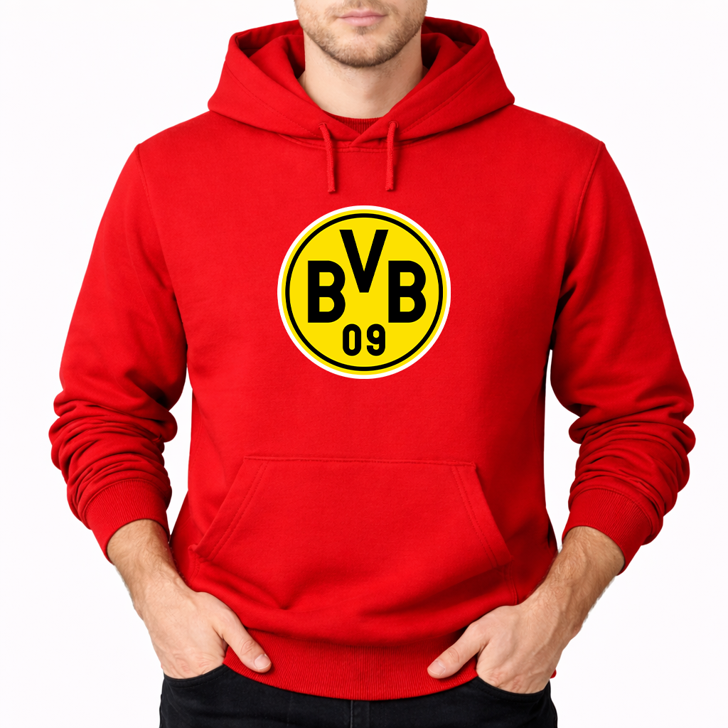 Men's Borussia Dortmund BVB FC Pullover Hoodie