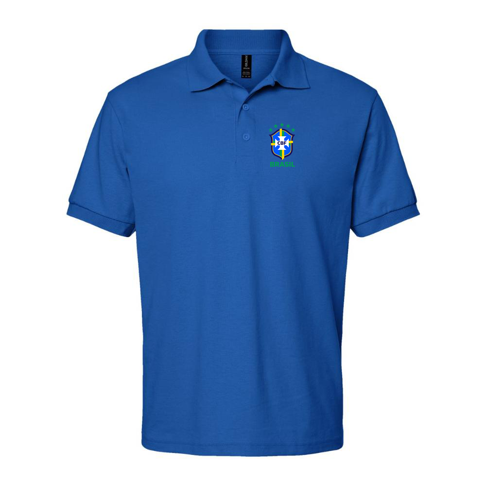 Men's Brasil National Soccer Team Dry Blend Polo