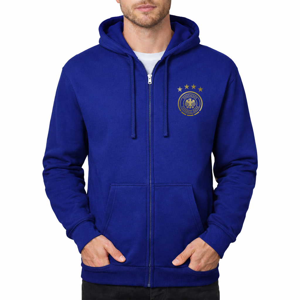 Men's Germany Soccer Zipper Hoodie