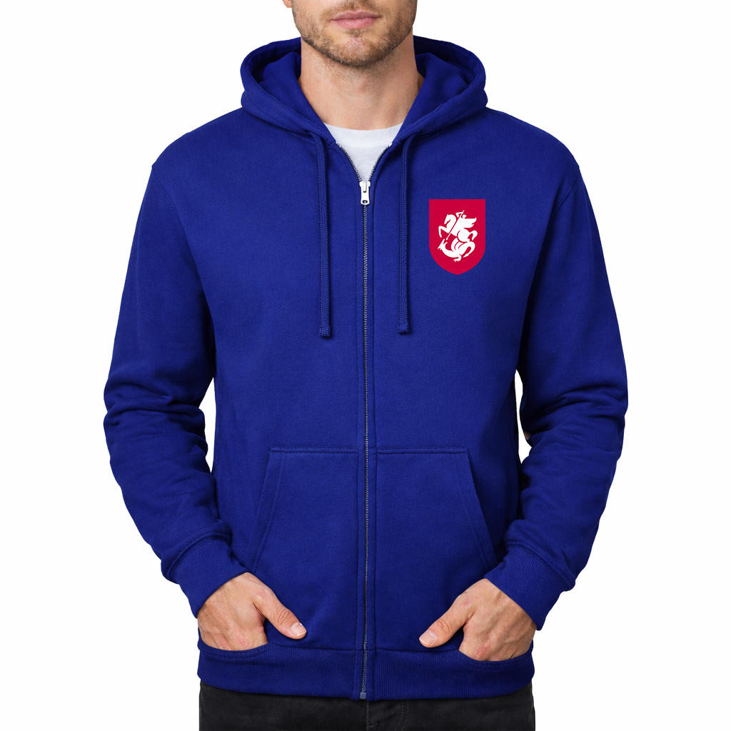 Men's Georgia National Soccer Team Zipper Hoodie