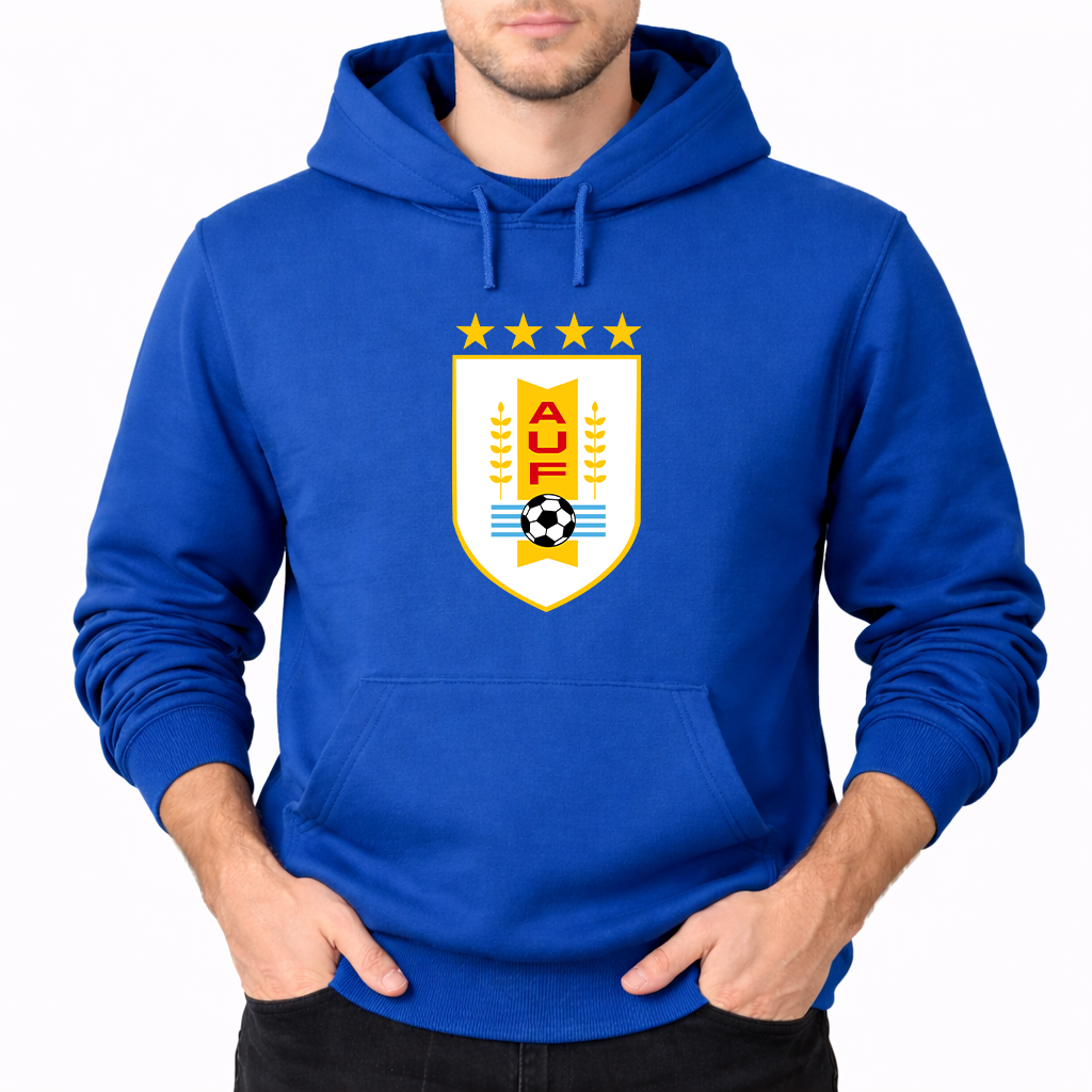 Men's Uruguay National Soccer Team Pullover Hoodie