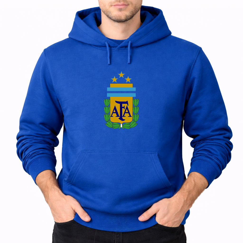 Men's Argentina National Soccer Team Pullover Hoodie