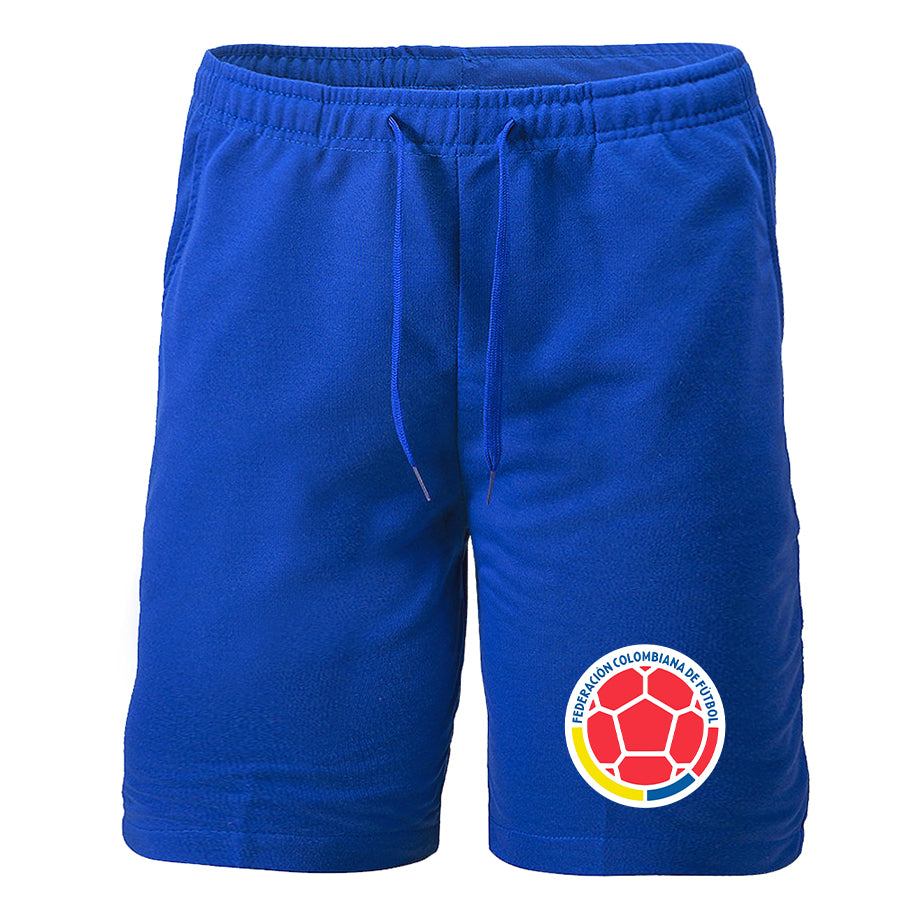 Men's Colombia National Soccer Team Athletic Fleece Shorts