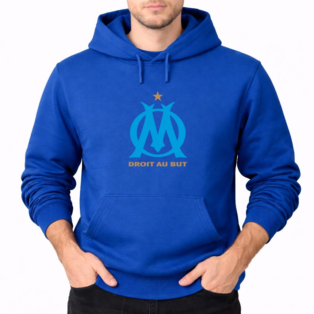 Men's Olympique de Marseille FC Pullover Hoodie