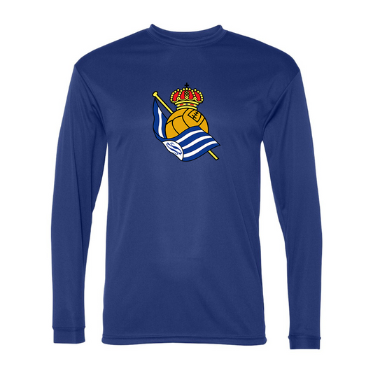 Men’s Real Sociedad FC Performance Long Sleeve T-Shirt