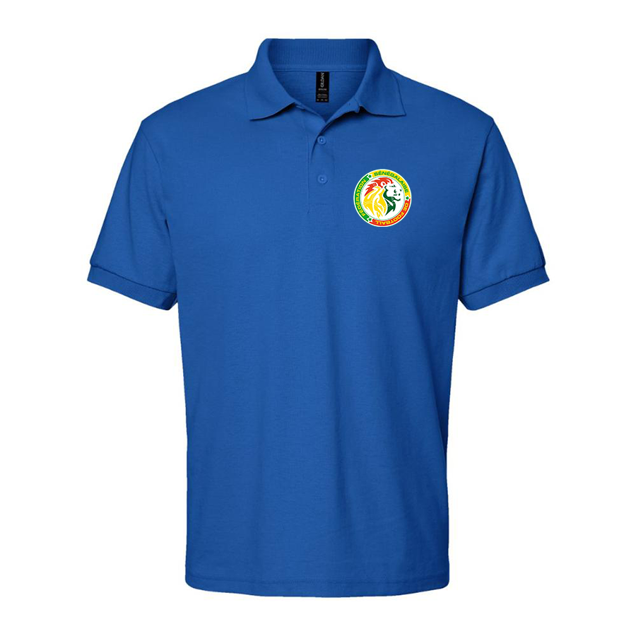 Men's Senegal National Soccer Team Dry Blend Polo