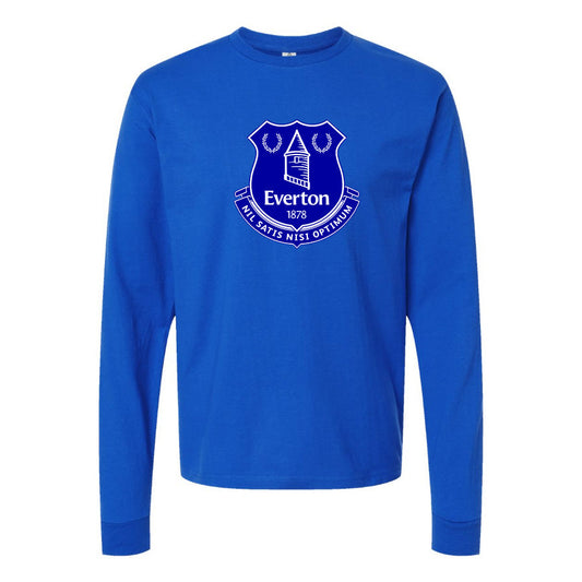Men's Everton FC Cotton Long Sleeve T-Shirt