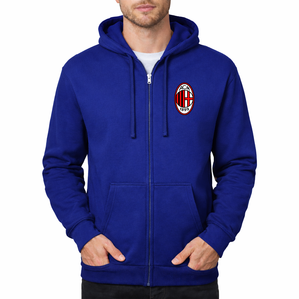 Men’s AC Milan Soccer Zipper Hoodie