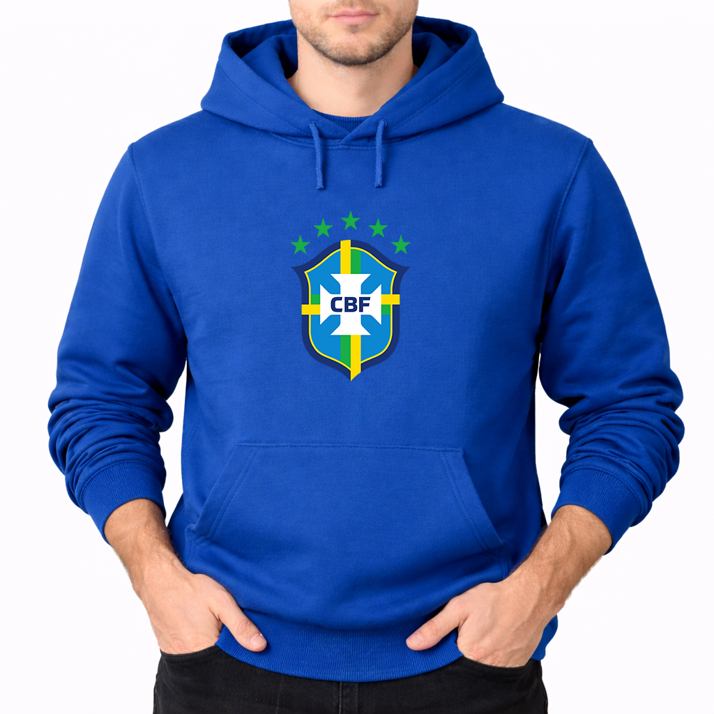 Men's Brazil National Soccer Team Pullover Hoodie