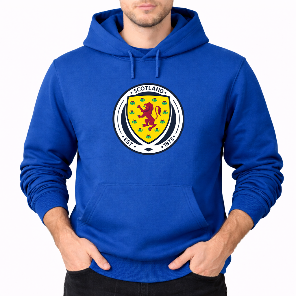 Men's Scotland National Soccer Team Pullover Hoodie