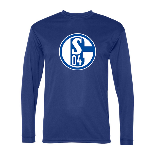Men’s Schalke 04 FC Performance Long Sleeve T-Shirt