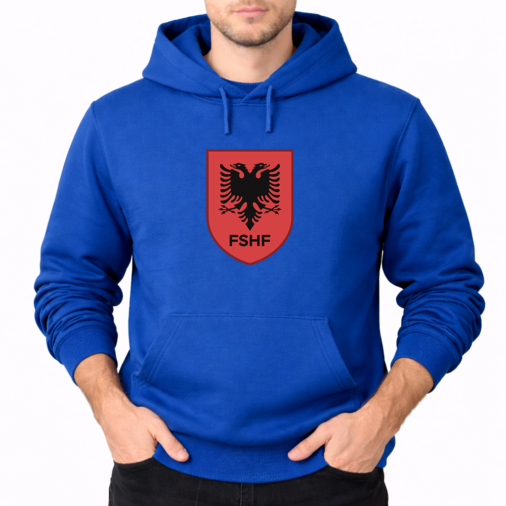 Men's Albania National Soccer Team Pullover Hoodie