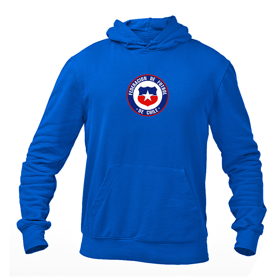 Men's Chile National Soccer Team  Pullover Hoodie