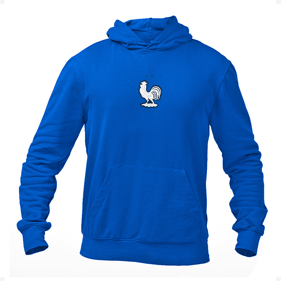 Men's France National Soccer Team Pullover Hoodie