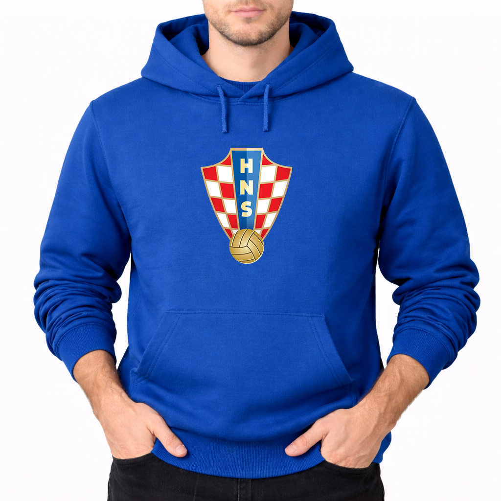 Men's Croatia National Soccer Team Pullover Hoodie