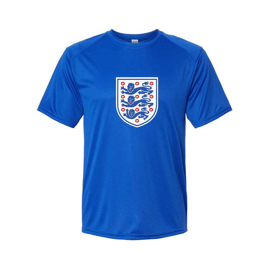 Youth Kids England National Football Team Performance T-Shirt