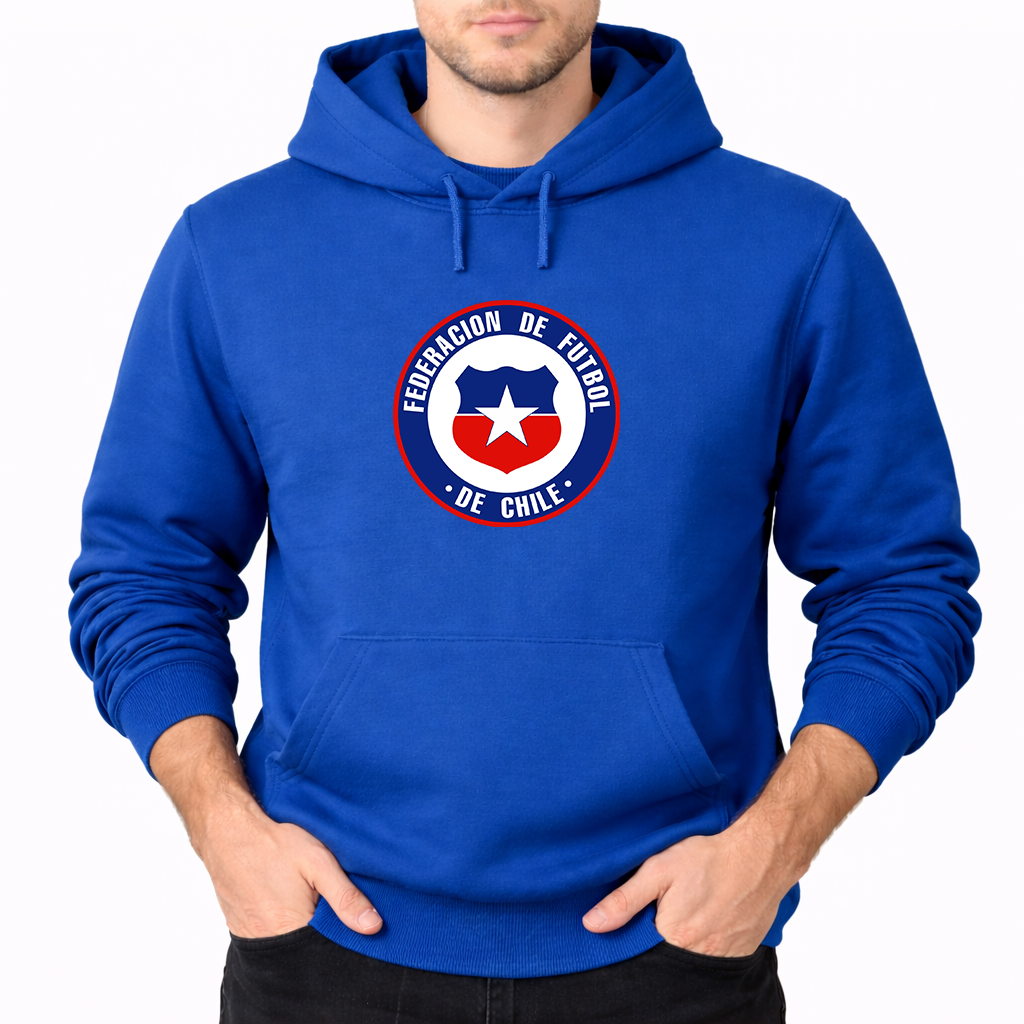 Men's Chile National Soccer Team  Pullover Hoodie