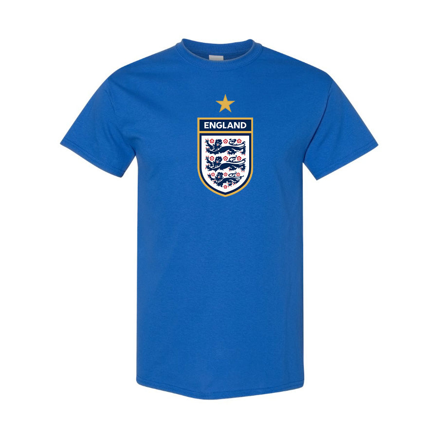 Youth Kids England National Soccer Team Cotton T-Shirt