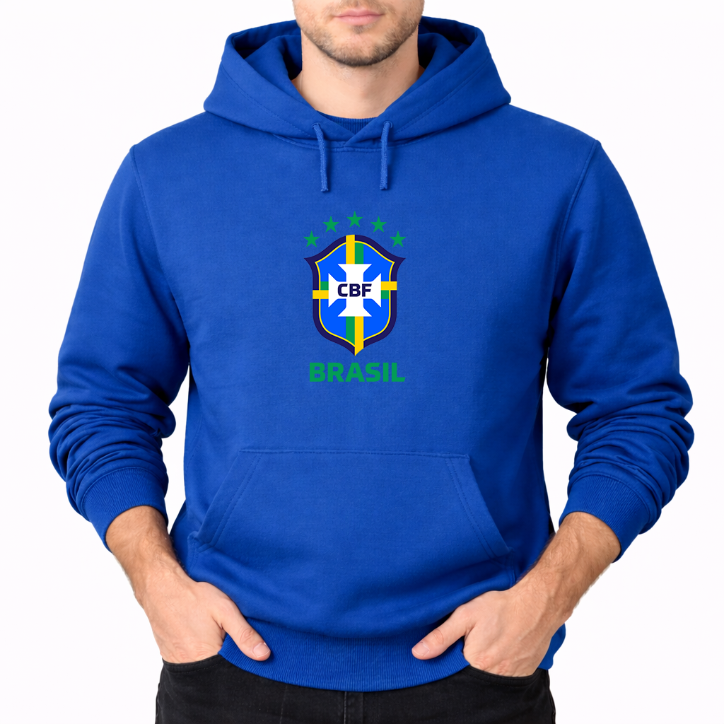 Men's Brasil National Soccer Team Pullover Hoodie