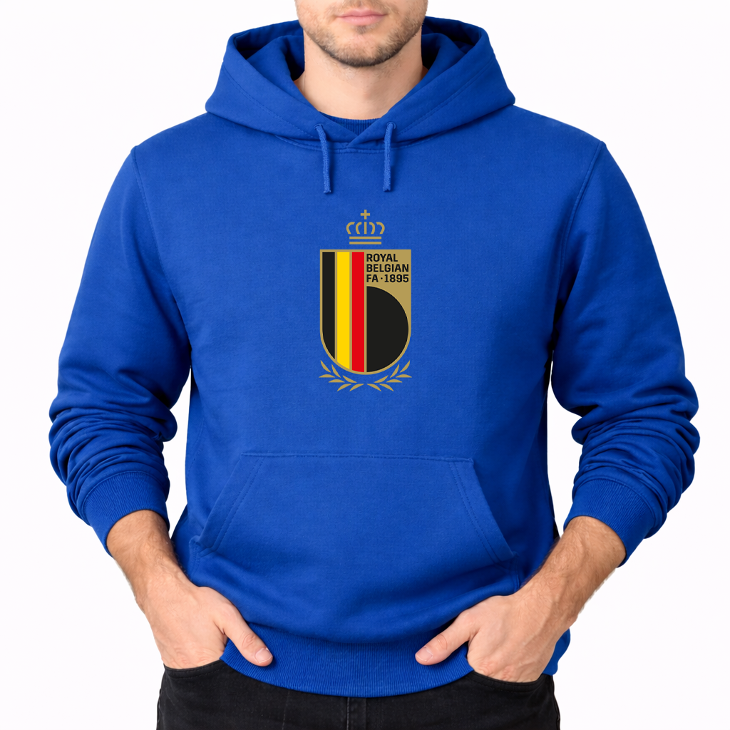 Men's Belgium National Soccer Team Pullover Hoodie