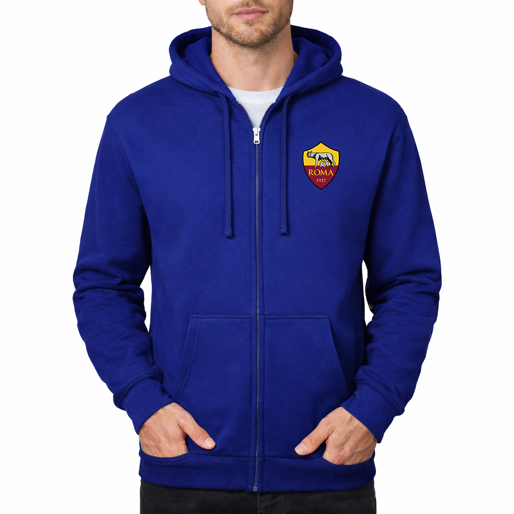 Men's AS Roma FC Zipper Hoodie