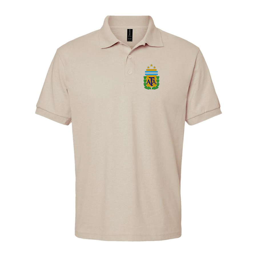 Men's Argentina National Soccer Team Dry Blend Polo