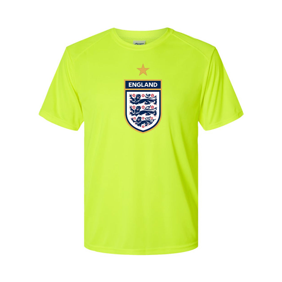 Youth Kids England National Soccer Team Performance T-Shirt