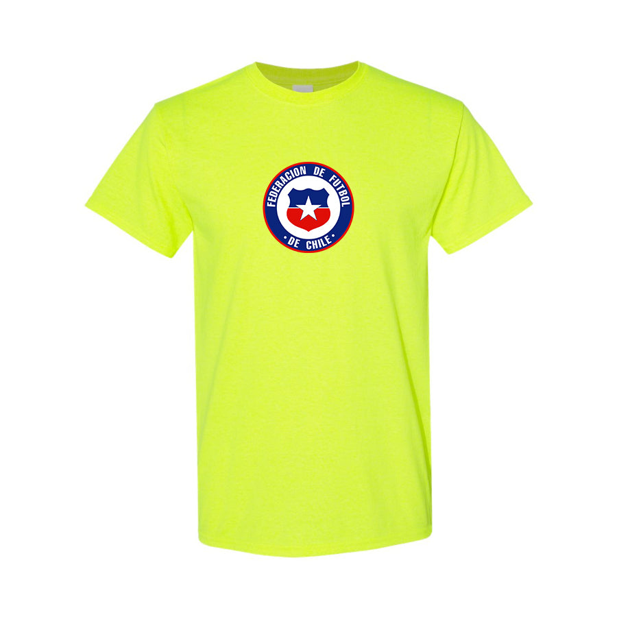 Youth Kids Chile National Soccer Team  Cotton T-Shirt