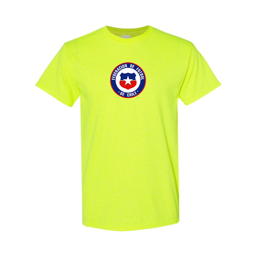 Men's Chile National Soccer Team  Cotton T-Shirt