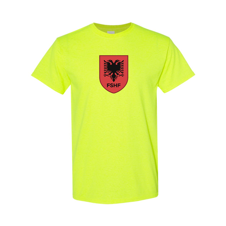 Youth Kids Albania National Soccer Team Cotton T-Shirt