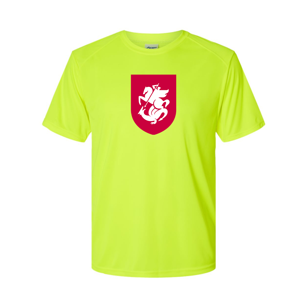 Youth Kids Georgia National Soccer Team Performance T-Shirt