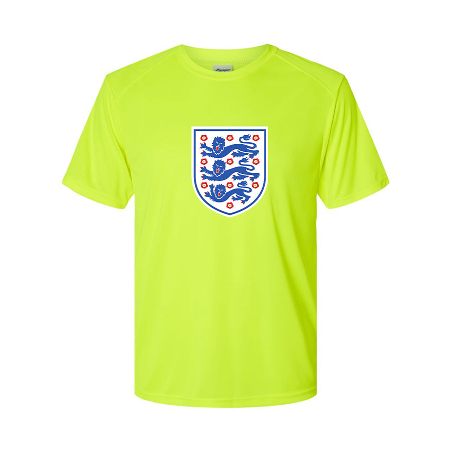 Youth Kids England National Football Team Performance T-Shirt